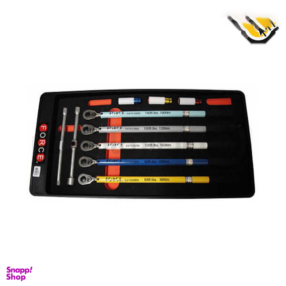 آچار ترکمتر و آچار چرخ 1.2 اینچ فورس (Force) مدل 64707 مجموعه 10 عددی