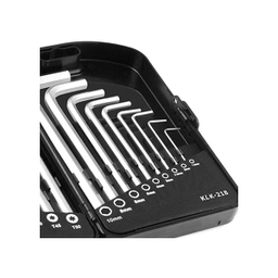 آچار آلن بلند کنزاکس (Kenzax) مدل KLK-218 مجموعه 18 عددی