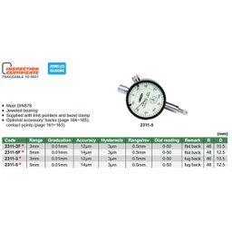 ساعت اندیکاتور اینسایز (Insize) مدل 5-2311