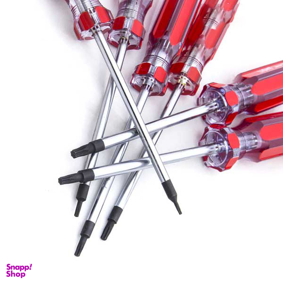 پیچ گوشتی ستاره ای لایت (Light) مدل TX-S500 مجموعه 5 عددی