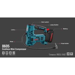 مینی کمپرسور شارژی رونیکس (Ronix) مدل 8605