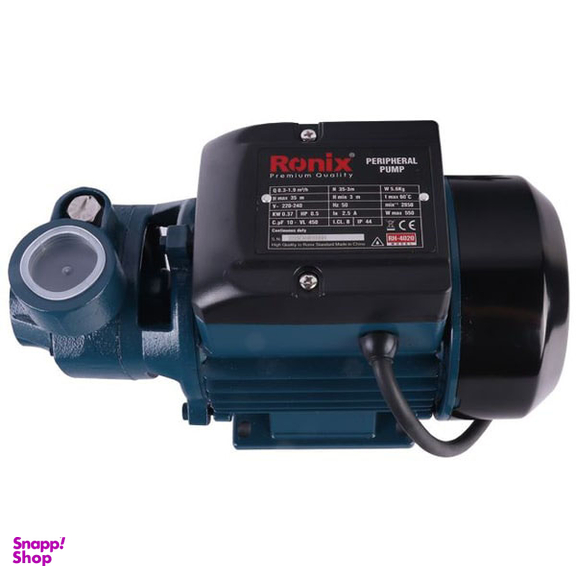 پمپ آب تک فاز 0.5 اسب بخار رونیکس مدل RH-4020