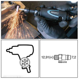 فرز انگشتی بادی گلو کوتاه هازت (Hazet) مدل 9032N-1