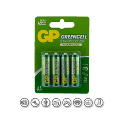 باتری قلمی AA جی پی (JP) مدل GP15G بسته 4 عددی