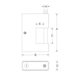 قفل کتابی چدنی پارس (Pars) مدل 850I