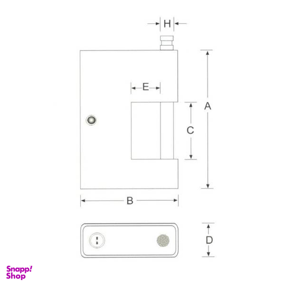 قفل کتابی چدنی پارس (Pars) مدل 850I