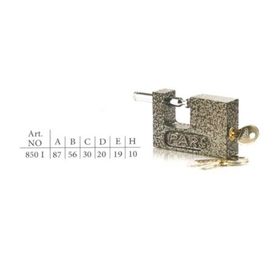 قفل کتابی چدنی پارس (Pars) مدل 850I