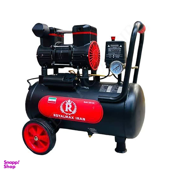 کمپرسور باد سایلنت رویال مکس (Royal Max) مدل 13602 حجم 30 لیتر