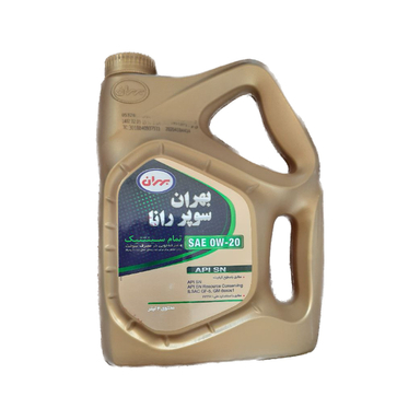 روغن بهران سوپر رانا 0_20 تمام سنتتک API SN حجم 4 لیتر