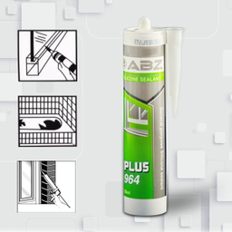 درزگیر سیلیکونی شفاف خنثی ای بی زد (Abz) مدل P964
