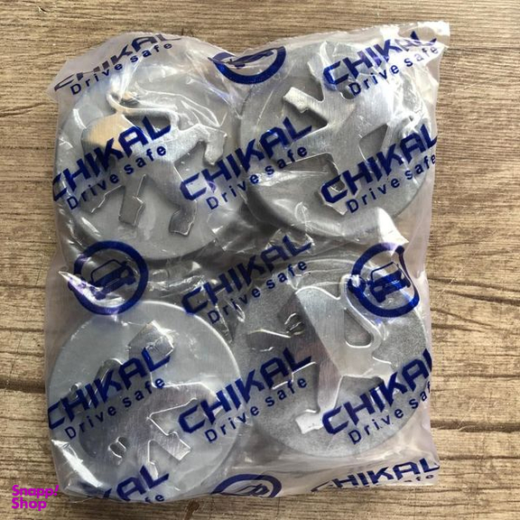 درپوش وسط رینگ خودرو چیکال مدل Q-10 مناسب برای پژو 206 بسته 4 عددی