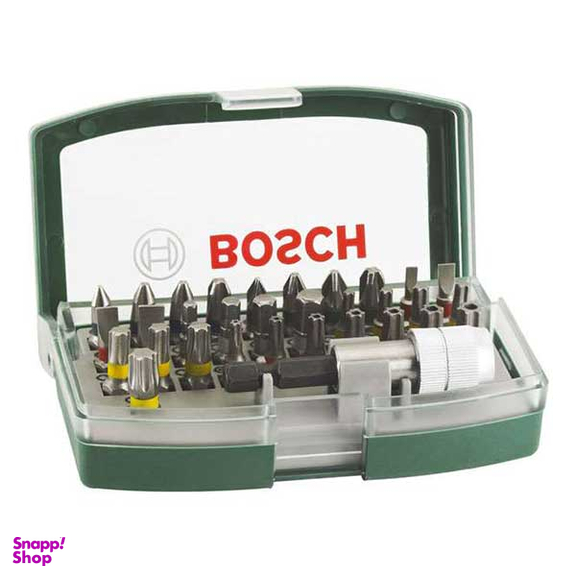 ست 32 عددی انواع سرپیچ گوشتی بوش (Bosch) مدل Xline