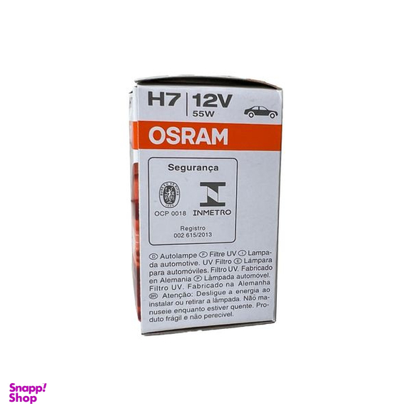لامپ هالوژن خودرو اسرام (Osram) مدل H7 12V 55W
