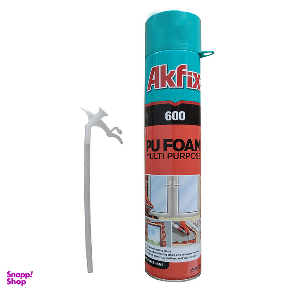 اسپری فوم آکفیکس (Akfix) مدل MULTI PURPOSE حجم 600 میلی لیتر