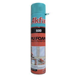 اسپری فوم آکفیکس (Akfix) مدل MULTI PURPOSE حجم 600 میلی لیتر