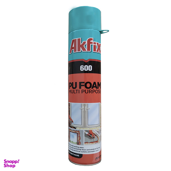 اسپری فوم آکفیکس (Akfix) مدل MULTI PURPOSE حجم 600 میلی لیتر