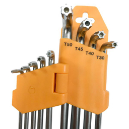 آچار آلن ستاره ای اینکو (Ingco) مدل H-H-K-13092 مجموعه 9 عددی