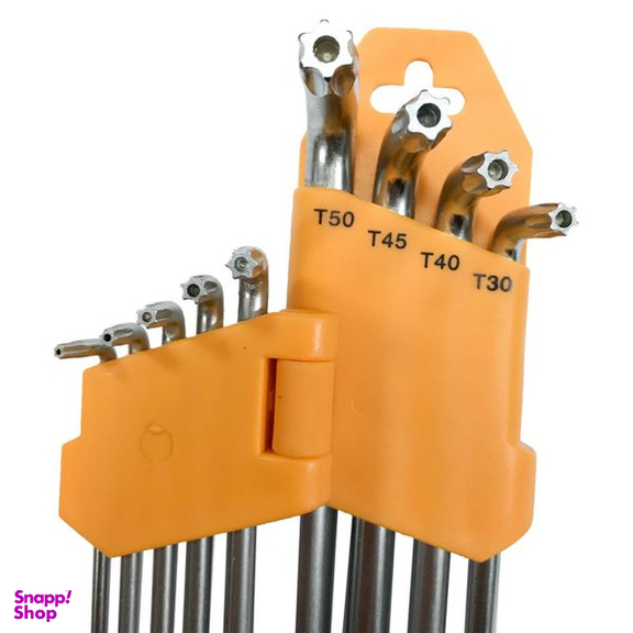 آچار آلن ستاره ای اینکو (Ingco) مدل H-H-K-13092 مجموعه 9 عددی
