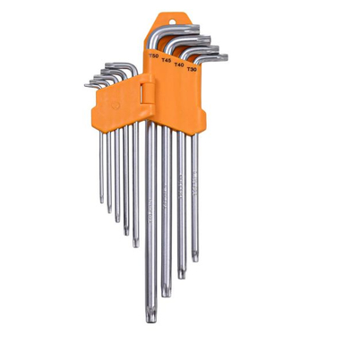 آچار آلن ستاره ای اینکو (Ingco) مدل H-H-K-13092 مجموعه 9 عددی