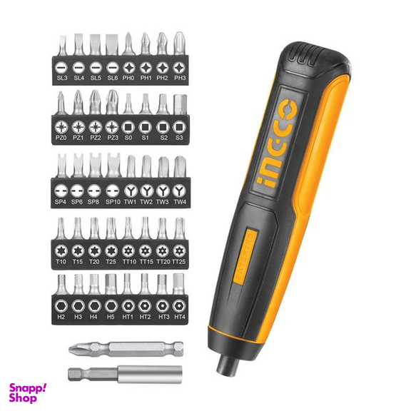 پیچ گوشتی شارژی اینکو (Ingco) مدل CSDLI0403-4V مجموعه 45 عددی