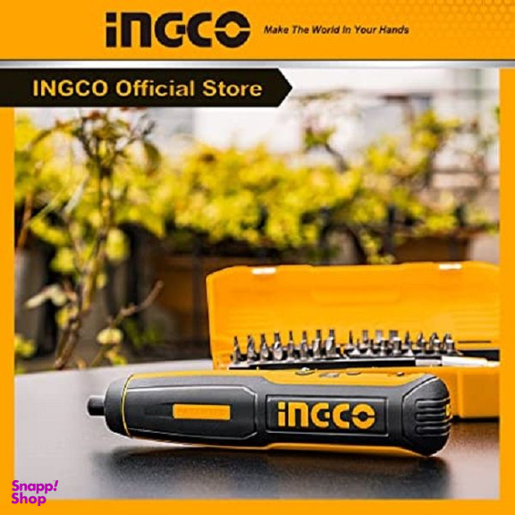 پیچ گوشتی شارژی اینکو (Ingco) مدل CSDLI0403-4V مجموعه 45 عددی