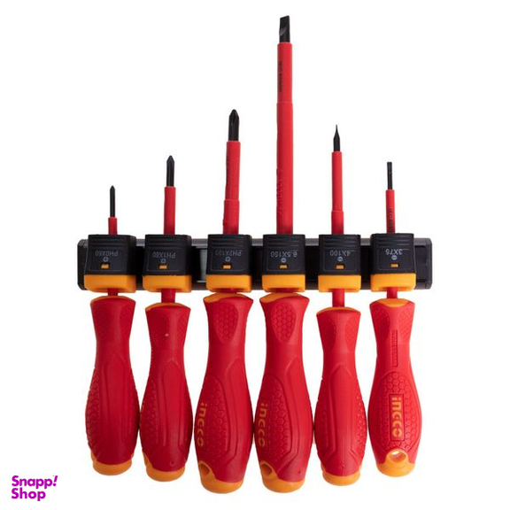 پیچ گوشتی اینکو (Ingco) مدل HKISD-0608 مجموعه 6 عددی