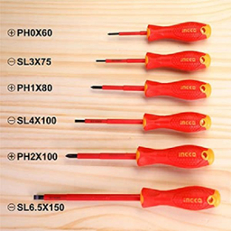 پیچ گوشتی اینکو (Ingco) مدل HKISD-0608 مجموعه 6 عددی