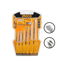 پیچ گوشتی اینکو (Ingco) مدل HK-SD-0858 مجموعه 8 عددی