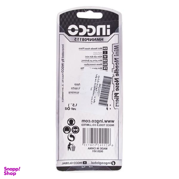 انبر دم باریک اینکو (Ingco) مدل HM-NN-P-08115 سایز 4.5 اینچ
