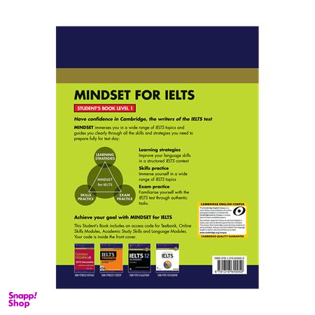 کتاب Cambridge English Mindset For IELTS 1 Student Book همراه با CD