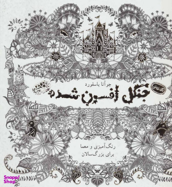 کتاب جنگل افسون شده رنگ آمیزی و معما برای بزرگ‌سالان اثر جوآنا بسفورد انتشارات حوض‌ نقره‌