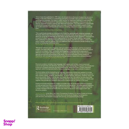An Introduction to Discourse Analysis Theory and Method 3rd Edition