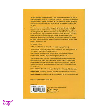 Second Language Learning Theories 3rd Edition