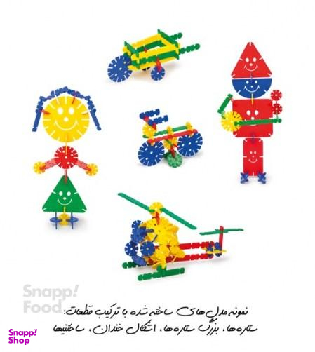 اشکال خندان 25 قطعه 5 رنگ