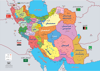 نقشه دانش آموزی ایران