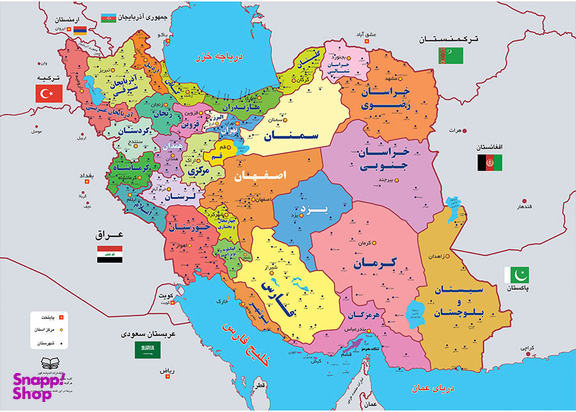 نقشه دانش آموزی ایران