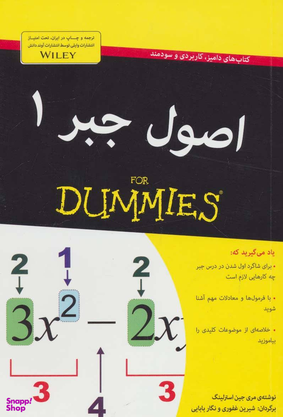 کتاب اصول جبر اثر مری جین استرلینگ انتشارات آوند دانش جلد 1