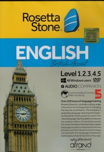 آموزش زبان انگلیسی Rosetta Stone English British Accent 1-2-3-4-5 V4