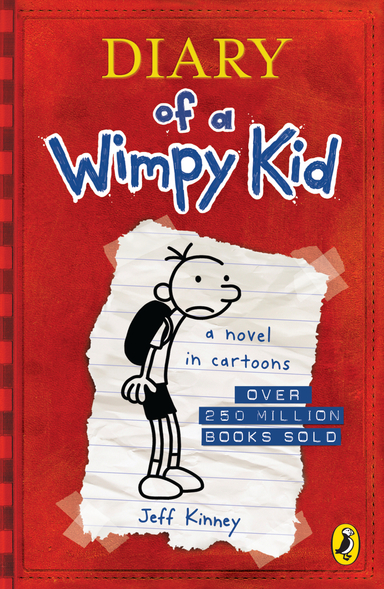 Diary of a Wimpy Kid 1: A Novel in Cartoon (Full Text-Fiction-Humor)
