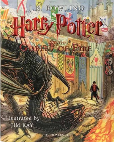 Harry Potter and the Goblet of Fire: The Illustrated Edition Book4 (Full Text-Fiction-Fantasy)