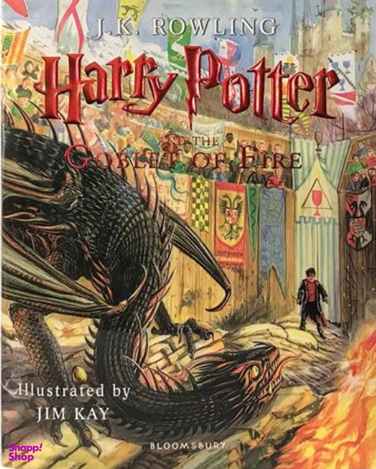 Harry Potter and the Goblet of Fire: The Illustrated Edition Book4 (Full Text-Fiction-Fantasy)