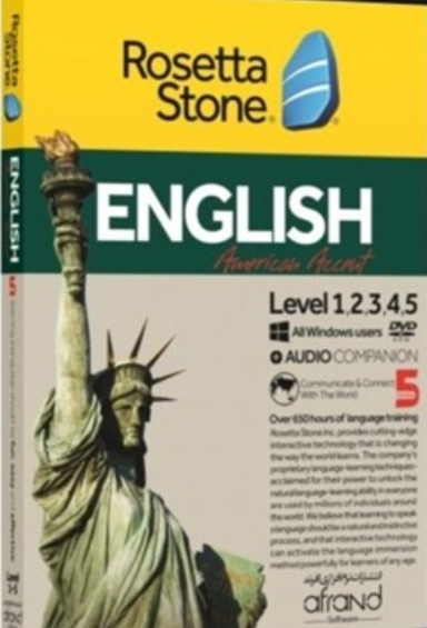Dvd Rosetta Stone English American accent