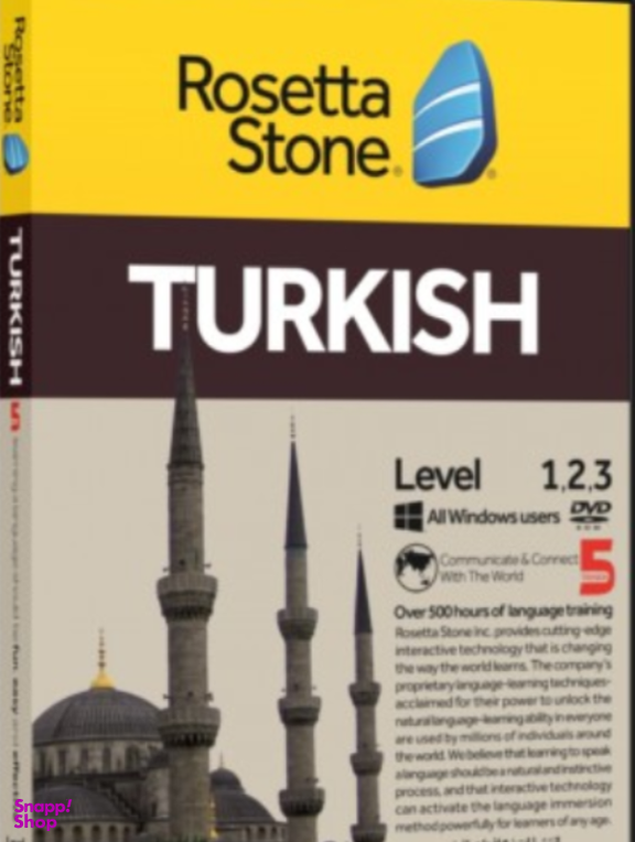 Dvd Rosetta Stone Turkish