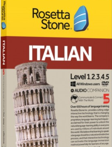 Dvd Rosetta Stone Italian