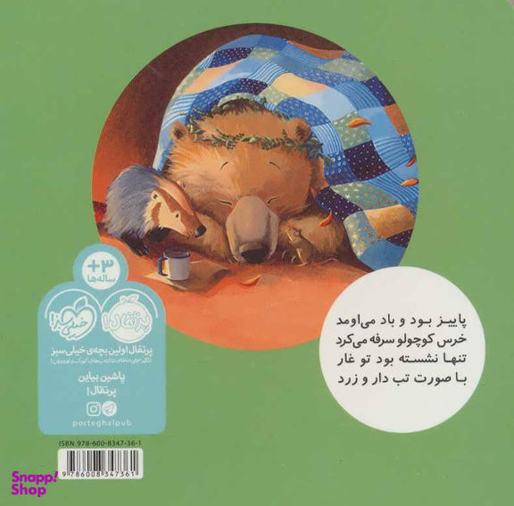 کتاب خرسی و دوستانش (خرسی مریضه تب داره) اثر کارما ویلسون انتشارات پرتقال