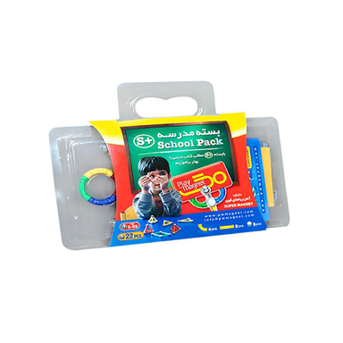 اسباب بازی بسته مدرسه S + B پلی مگنت (Play Magnet)
