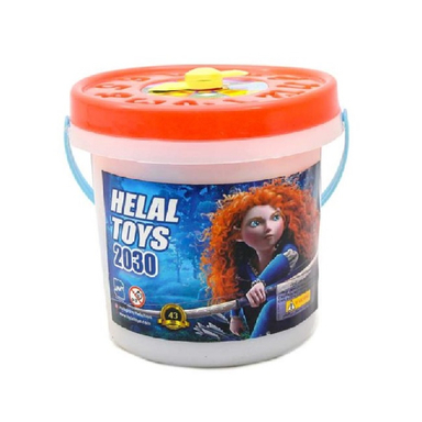 اسباب بازی بلوک ساختنی سطلی هلال تویز (Helal Toys) مدل 2030