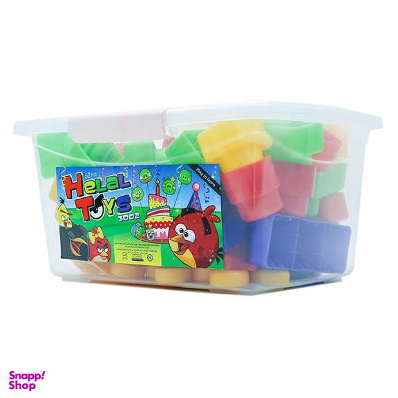اسباب بازی بلوک ساختنی هلال تویز (Helal Toys) مدل 3002 باکسی