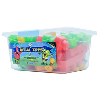 اسباب بازی بلوک ساختنی هلال تویز (Helal Toys) مدل 3003 باکسی
