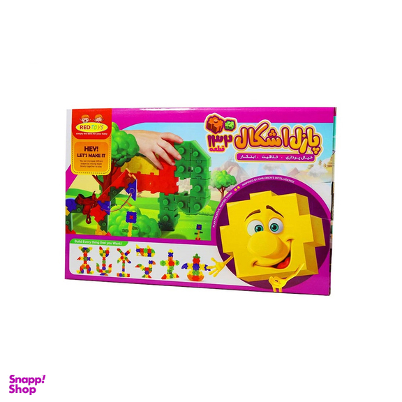 اسباب بازی پازل اشکال رد تویز (Red Toys) بسته 132 قطعه
